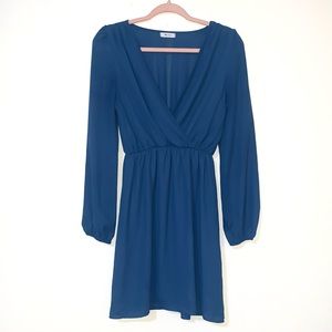 Sheer blue dress by Everly